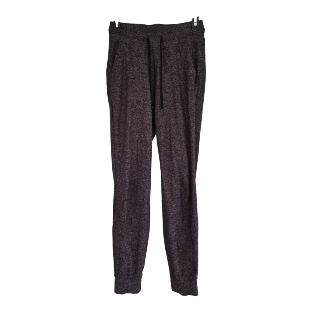 Lululemon Ready to Rulu Jogger Pants Size 4 Heathered Purple Plum Yoga Lounge